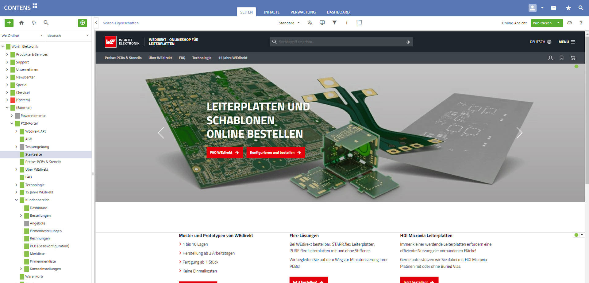 W&uuml;rth Elektronik CONTENS CMS