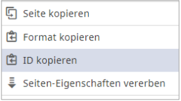 Copy data record ID to clipboard