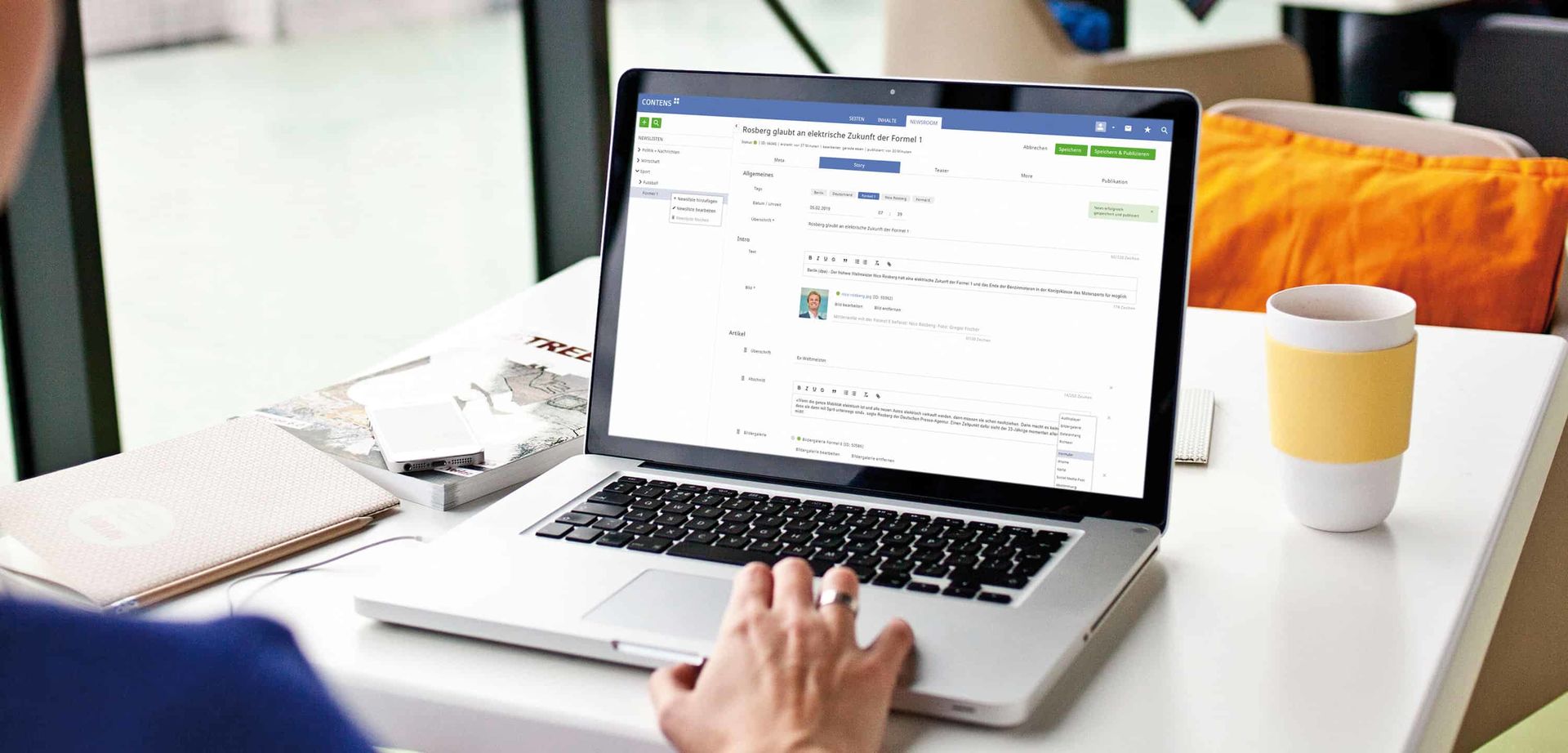 CONTENS - Content Management & Social Intranet